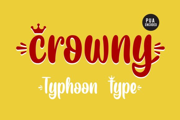 Crowny: A Versatile Display Font for Creative and Professional Use