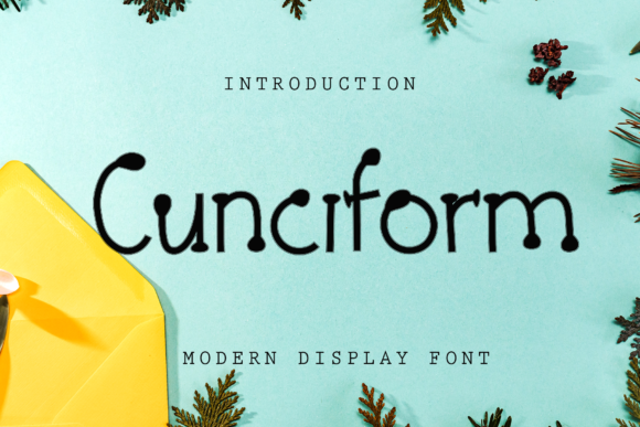 Discover the Artistry of Cunciform: A Unique Display Font for Creative Expression