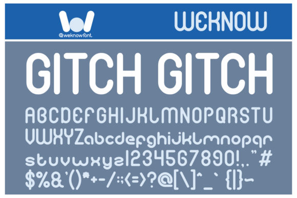 Gitch Gitch Font