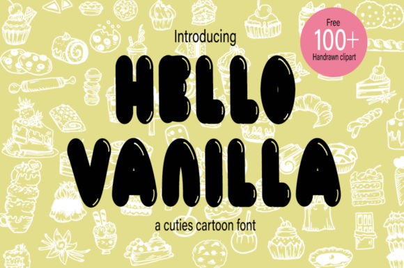 Hello Vanilla: A Gorgeous and Cute Display Font for Your Creative Projects