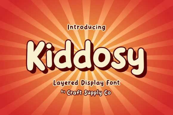 Kiddosy: A Playful Font for Creative and Practical Use