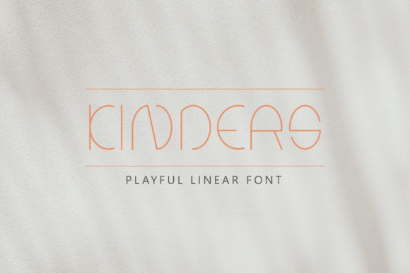 Kinders: A Versatile Font for Modern Design