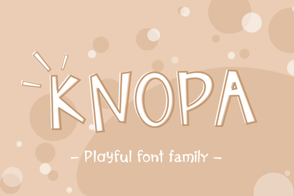 Knopa: A Fun and Approachable Font for Modern Design