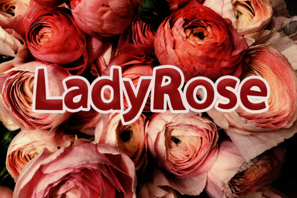 Lady Rose: A Beautiful Display Font for Modern Creativity