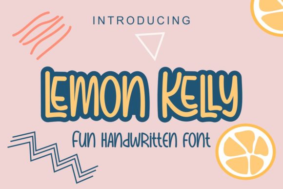 Lemon Kelly: A Fun and Joyful Display Font for Creative Designs