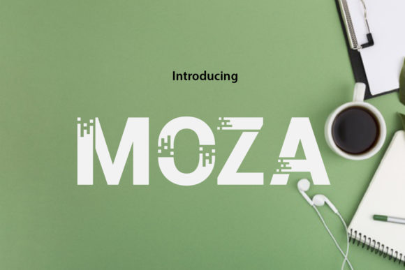 Moza: A Bold and Authentic Display Font for Creative Expression