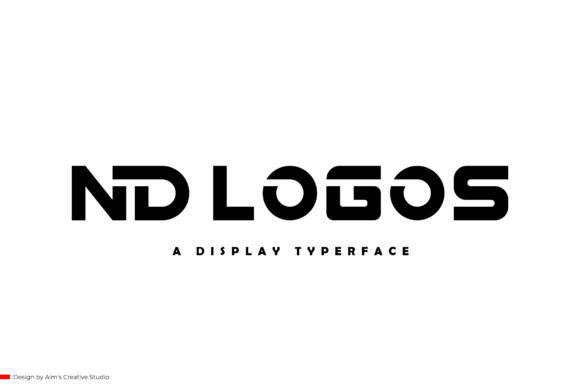 Nd Logos: A Modern Minimalist Font for Versatile Design
