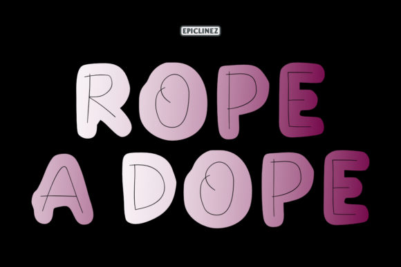 Rope a Dope Font: A Quirky Handwritten Style for Unique Design