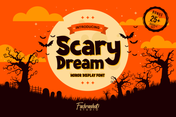 Scary Dream: The Bold Font That Brings Halloween Magic to Life