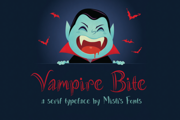 Vampire Bite: A Spooky Font for Halloween and Beyond