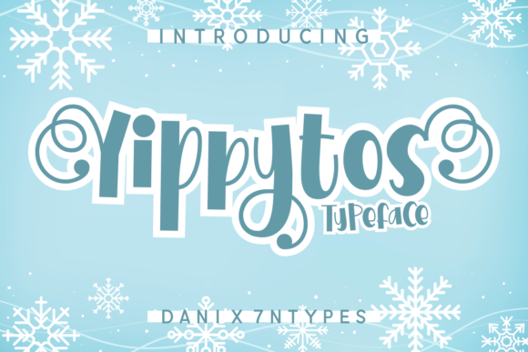 Yippytos: A Winter-Themed Font for Creative Expression